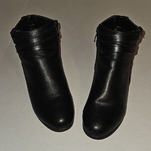 Sleek Black Ankle Booties